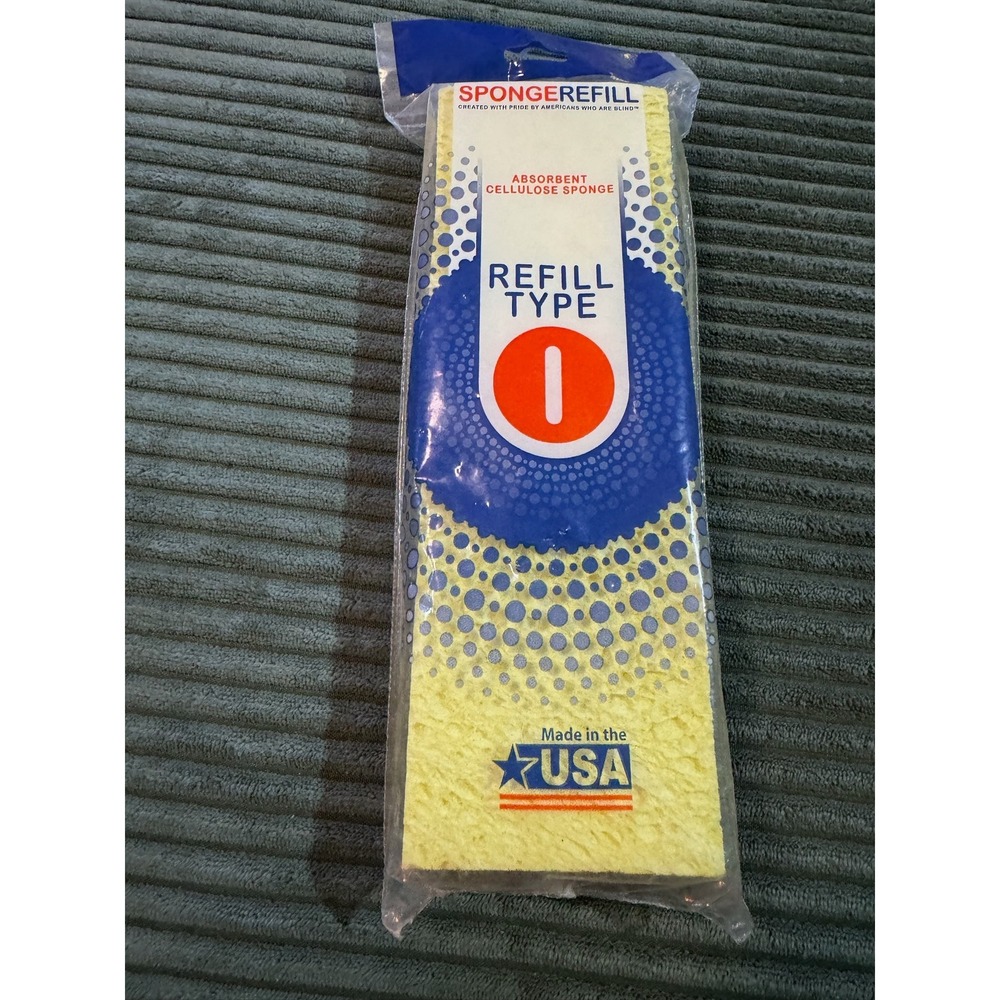 SPONGEReFILL Absorbent Cellulose Sponge Mop‎ Refill Butterfly Mop
